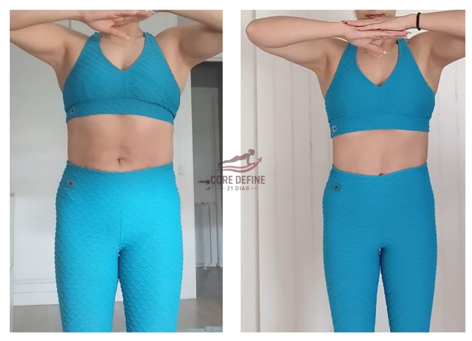 Transformação de Andreia - Antes e Depois