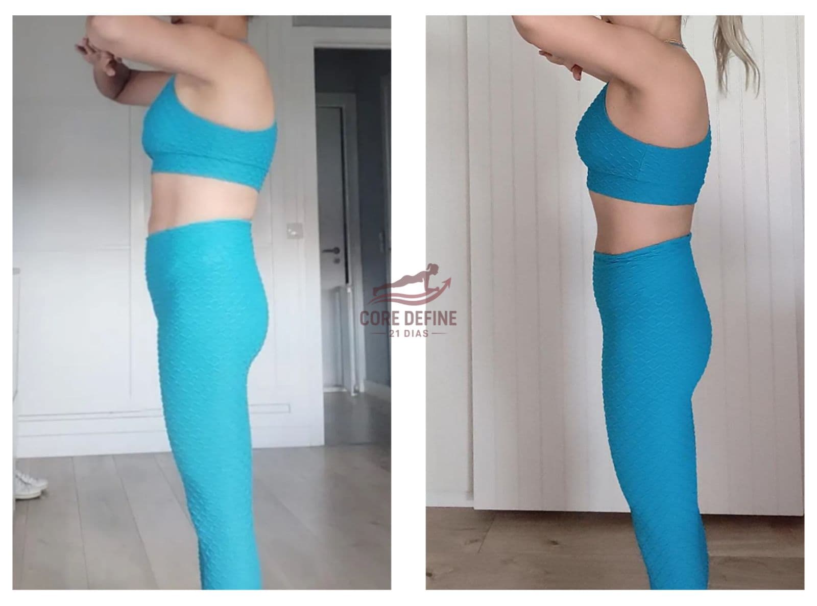 Transformação de Andreia - Antes e Depois