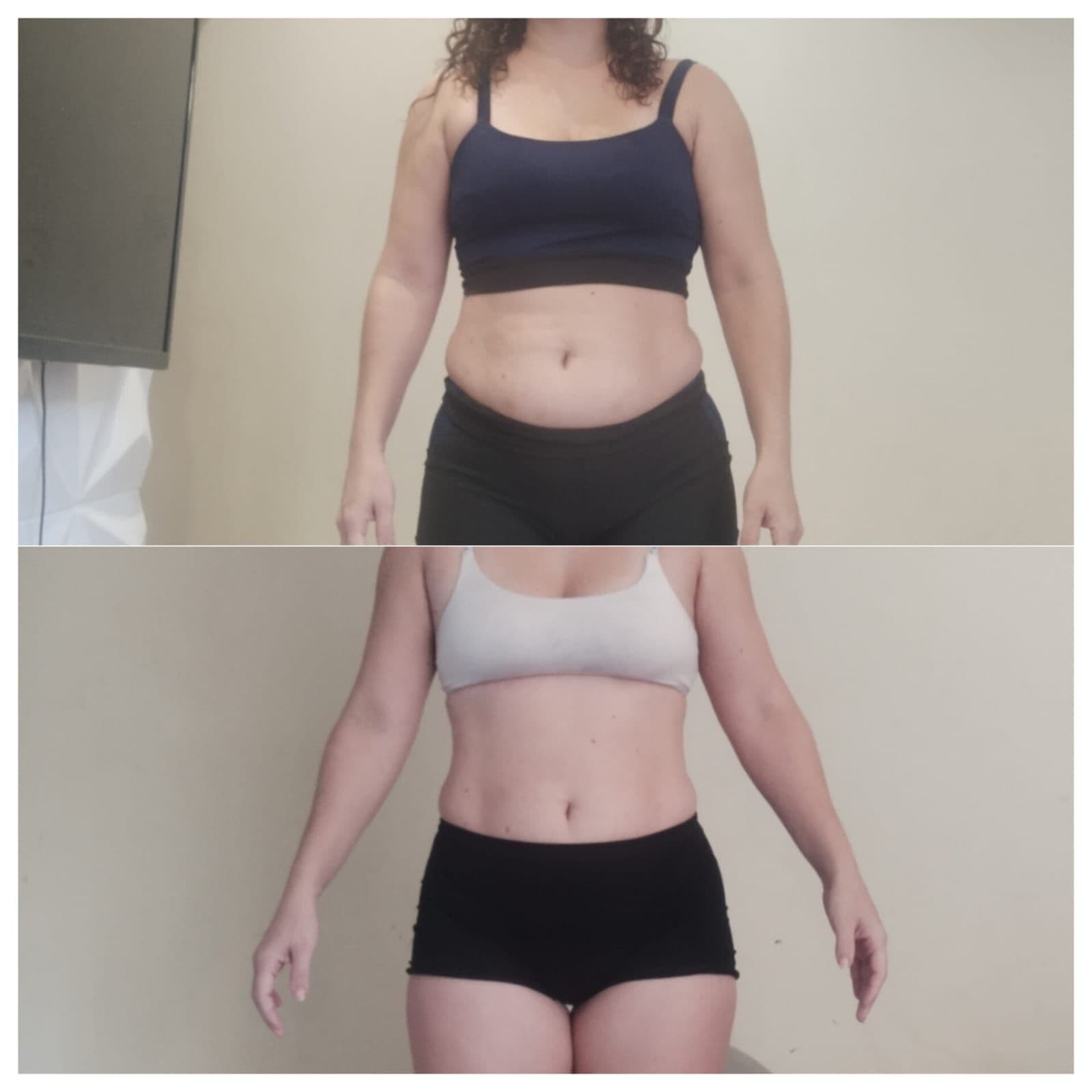 Transformação de Laís - Antes e Depois